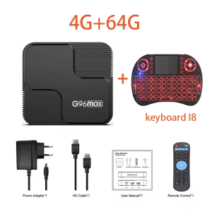 Smart TV Box Android 14 G96 Max Support Double Wifi 8GB Rom 64GB 128GB Media Player Voice Media Player Google Set Top Box HDR10+
